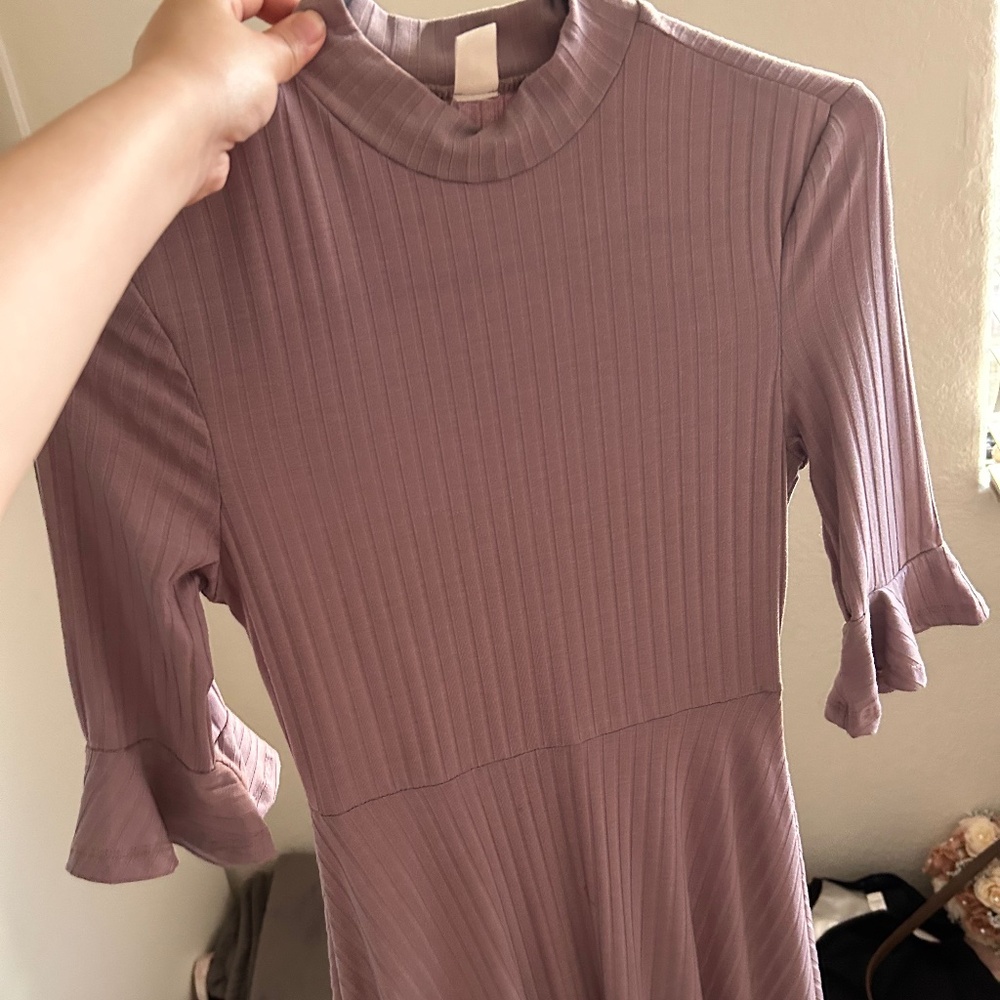 Bell sleeve dress